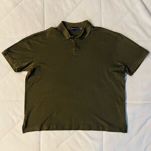Ralph Lauren Purple Label Olive Green Polo Shirt Men’s Size XL